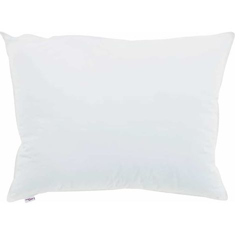 Oreiller avec oreiller 2 pcs Blanc 70 x 90 cm Coton