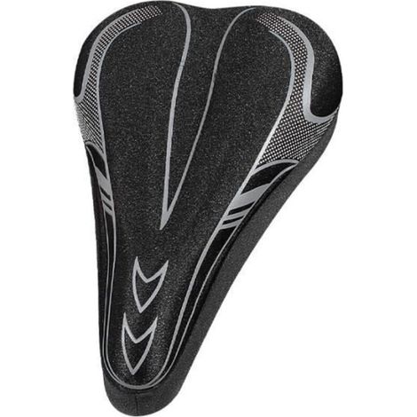 Housse de Siège de Vélo Gel de silice, Housse de Selle de Vélo de Montagne Super Doux pour Hommes et Femmes -Gris (1/3)