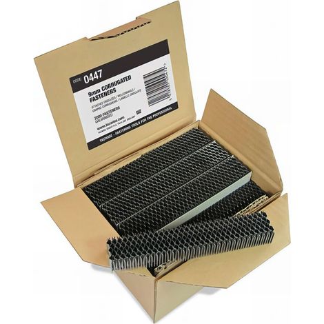 Tacwise – Agrafes croco CF9 9 mm – Boîte de 2000 – Pour agrafeuse FCF15XCB – Pour bois dur et teck – Joint rapide et efficace