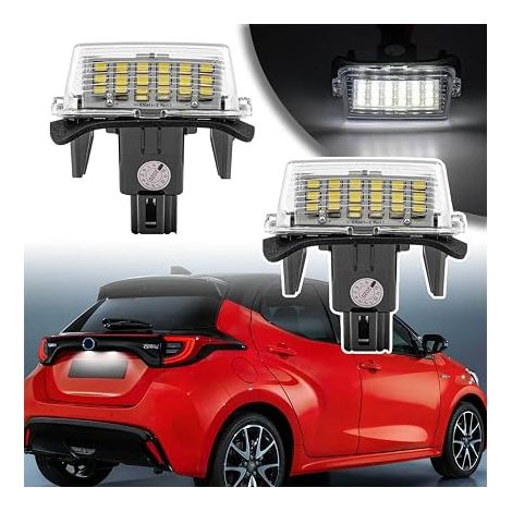 feux de plaque d'immatriculation LED compatibles avec E210 xénon blanc (1/5)