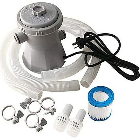 Pompe de Filtration de Piscine 220 V avec élément filtrant, 330 Gal électrique circulant l'eau Nettoyage Outil à Circulation d'eau (1/5)