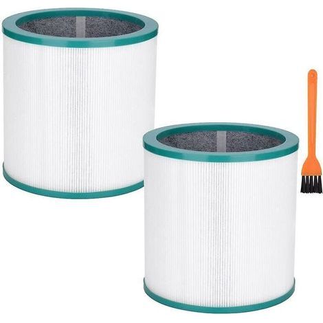 Lot de 2 filtres HEPA H13 pour purificateurs d'air Dyson Pure Cool Link TP01, TP02, TP03, BP01 – Filtration 3 étapes – Absorption des odeurs (1/5)