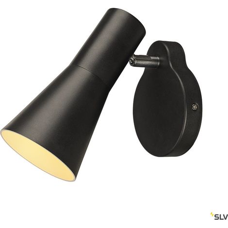 Applique intérieure PHELIA liseuse noir GU10/QPAR51 35W max - SLV - 148540 (1/5)
