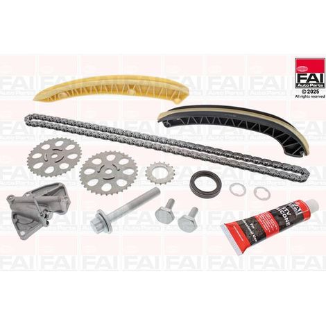 Kit de distribution par chaîne FAI AutoParts TCK25 SEAT 03E109229A 03E198229A