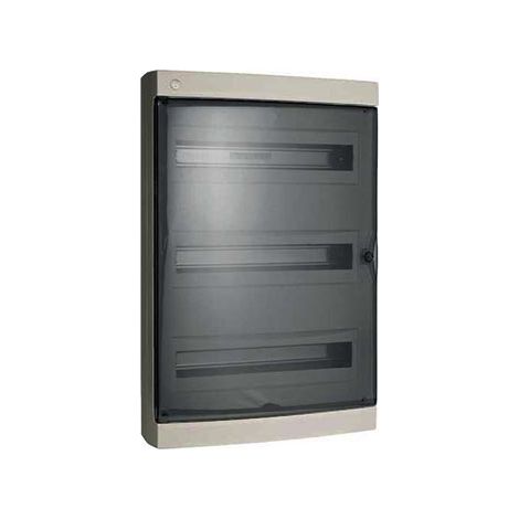 Wandschalttafel 54 Module weiß mit rauchtransparenter Tür 396x526x112mm IP40 FAEG - FG14454