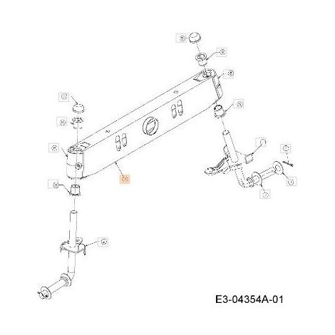EJE DELANTERO ORIGINAL EMAK C6830128B637