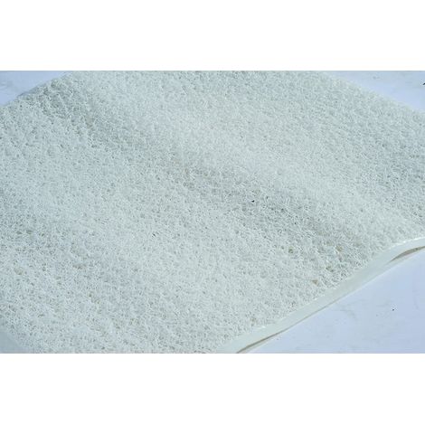 Tapis de bain antiderapant - Identités 818049, Tapis baignoire - tapis antiderapant baignoire Antigua blanc - Antidérapant (1/2)