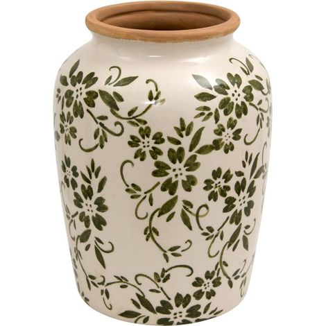 Vase Lisière en Dolomite "Japo" 19cm Vert Clair (1/5)
