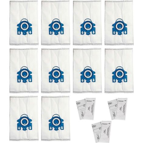 16 sacs de rechange pour aspirateurs Miele Complete C2, C3 Classic, C1S8S5S2 et GN (10 pièces) (1/5)