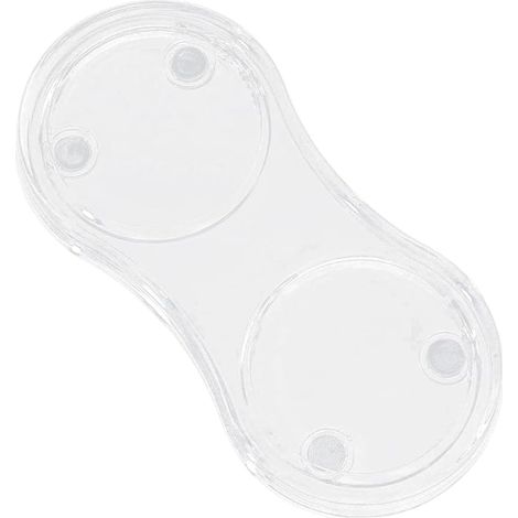 Plateau en Acrylique Transparent pour Moulin à Sel et à Poivre Diamètre Intérieur de 5.2cm Bouteilles D'Huile de Vinaigre Support Rangement Cuisine Table (1/5)