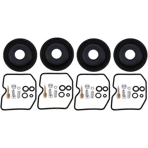Kit de réparation de carburateur pour moto GPZ400R ZX400 GPZ400 GPZ ZX 400 R : joint d'aiguille flottante, vis sans fin, membrane (1/5)