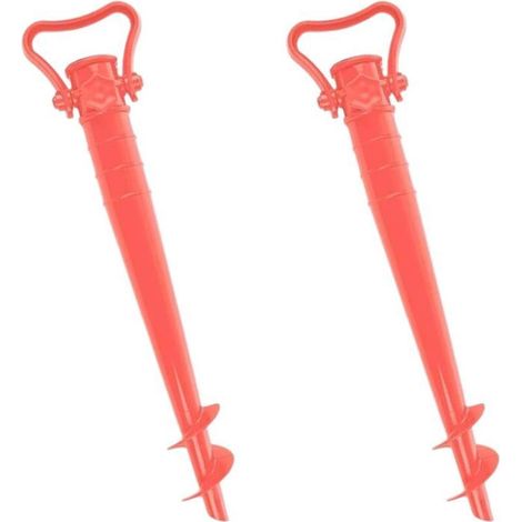 BelleRise - X2 Pied Parasol Plage Ou Support Parasol.Pied Parasol Résistant Léger Durable. Support Parasol Plage Idéal Accessoires Plage. (1/4)