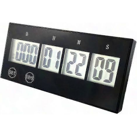 Minuteur de compte à rebours réutilisable pour tous vos grands événements, chronomètre étudiant de 999 jours avec objectif quotidien (1/5)