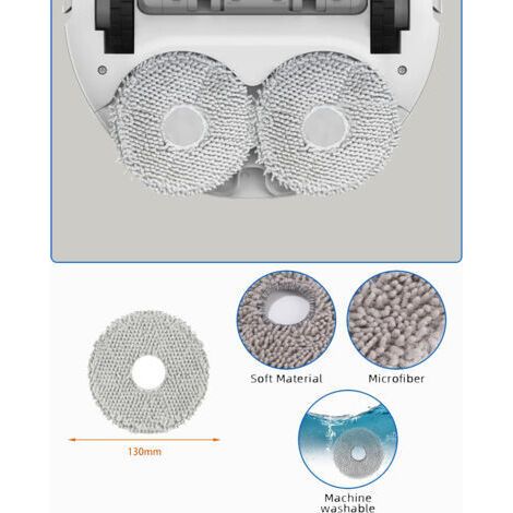 NALOOKAMIC Kit d'accessoires pour Dreame L10s Ultra/L10 Ultra/xiaomi X10 + Aspirateur,12 Sac d'Aspirateur, 4 Chiffon