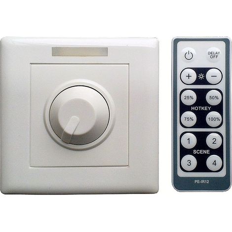 Regulador con mando a distancia para la cinta de LED 3528 cinta de LED de un solo color (1/2)
