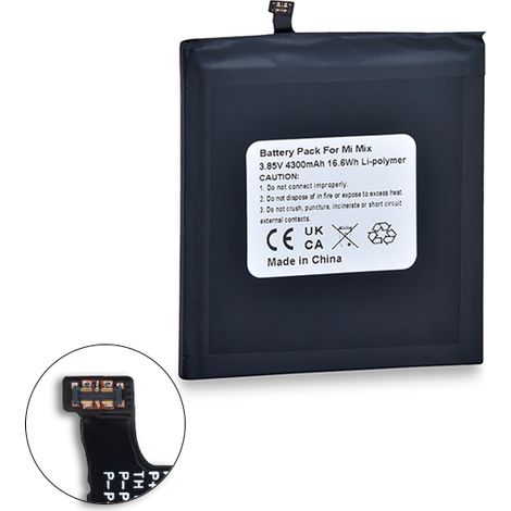 NX - Batterie téléphone, smartphone, GSM pour Xiaomi Mi Mix 3.85V 4300mAh - BM4C (1/2)