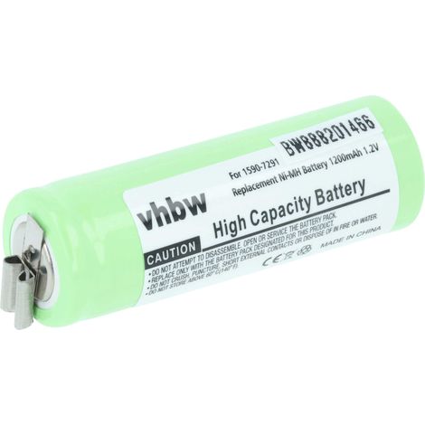 vhbw Akku kompatibel mit Moser Ermila Bella 1590 Rasierer Haarschneider (1200mAh, 1,2V, NiMH)