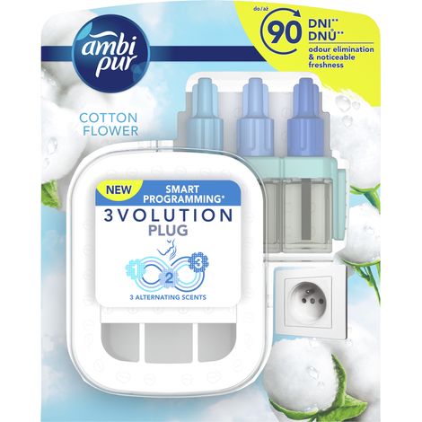 Ambi Pur 3Volution Cotton: Starter-Kit für elektrischen Lufterfrischer