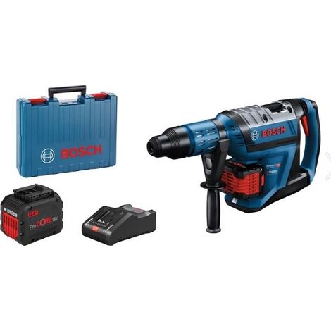 Bosch – Perforateur sans-fil 611913002 – Bi turbo – 18V – Force de frappe 12,5 J – SDS max – 2 batteries ProCORE 12Ah