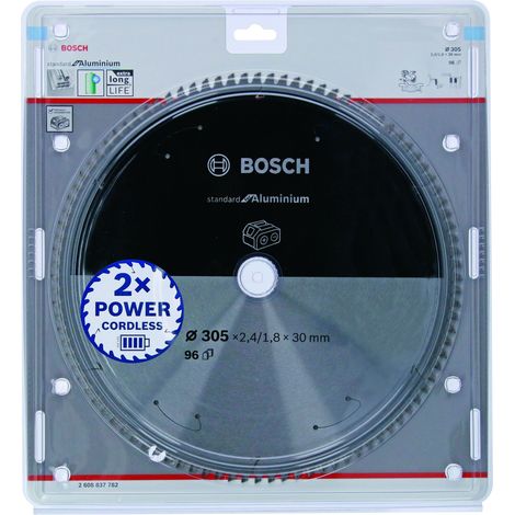 Disco de sierra Standard Aluminium 305x30x96D:CL  BOSCH 2608837782