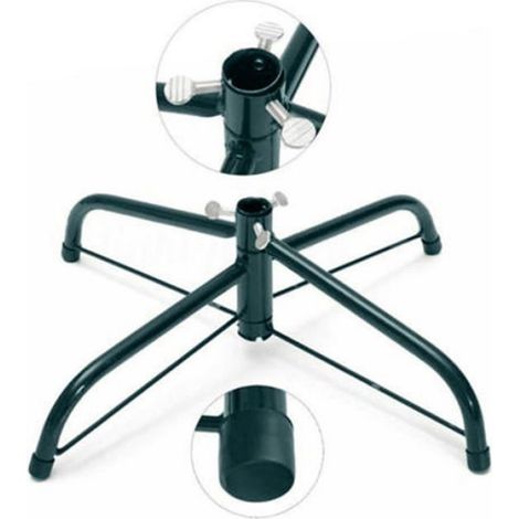 Support pliable en métal antirouille pour sapin de Nol artificiel résistant à la rouille,40cm (1/5)