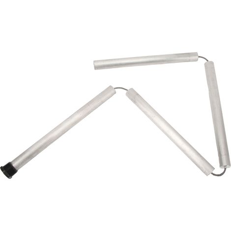 Anode de chauffe-eau de 43 pouces (109 cm) en magnésium robuste et sécuritaire, compatible avec la plupart des chauffe-eau dotés d'un raccord NPT de 3/4 po. (1/5)