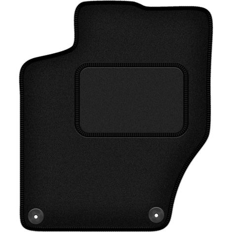 Alfombrilla de conductor negra para: DS. 4 hatchback cruzado (2015-2018)