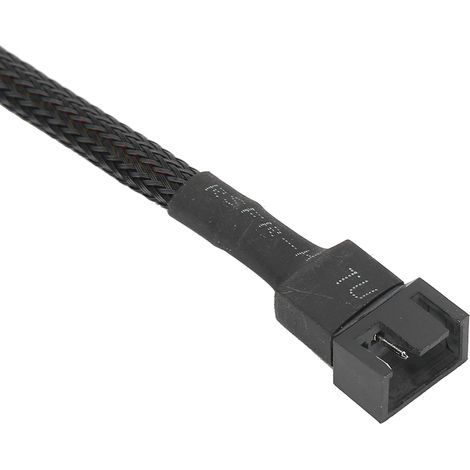 5 Câbles d'Extension Tressés 4 Broches pour Ventilateur CPU Carte Mère PC Adaptateur