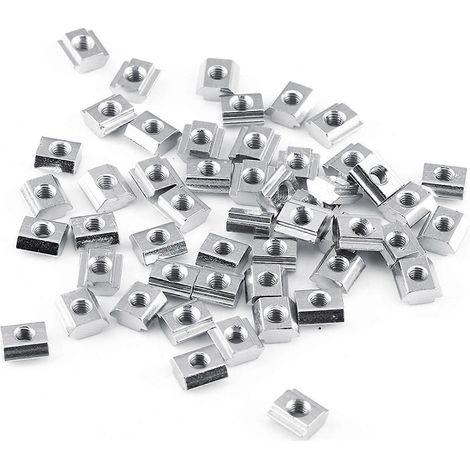 Gleitende T-Nutmutter aus vernickeltem Kohlenstoffstahl für Aluminiumprofilzubehör (EU20 M4)