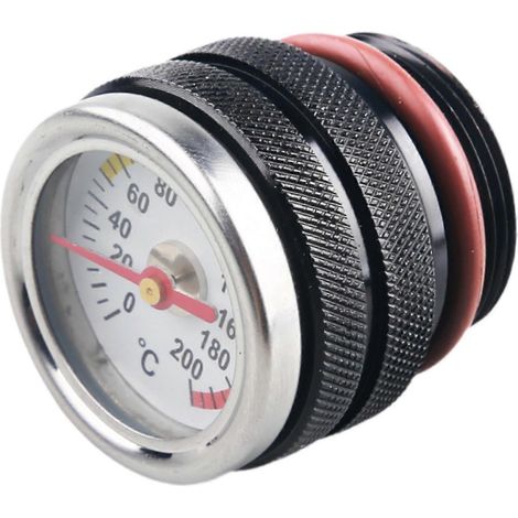 Bouchons de remplissage de rechange en métal haute performance pour jauge de température d'huile 0-200 °C (1/5)
