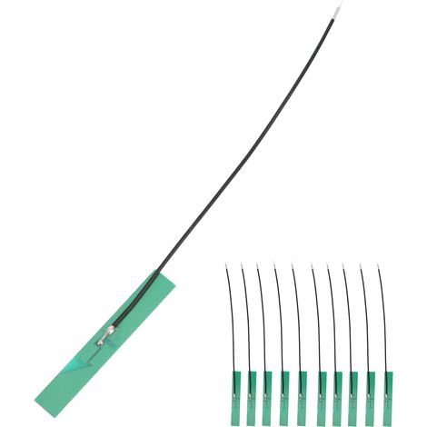 10 Stück interne WLAN-Antennen mit RG1.13-Kabel für guten Empfang, große Signalabdeckung, 2,4-GHz-Antenne für Smart Homes (1/5)