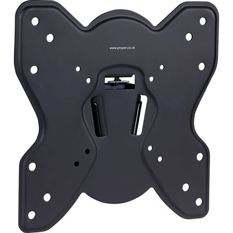 Support mural Ultra-mince Fixé pour TV 23" à 42" VESA de 75 x 75 - 200 x 200 Noir (1/5)