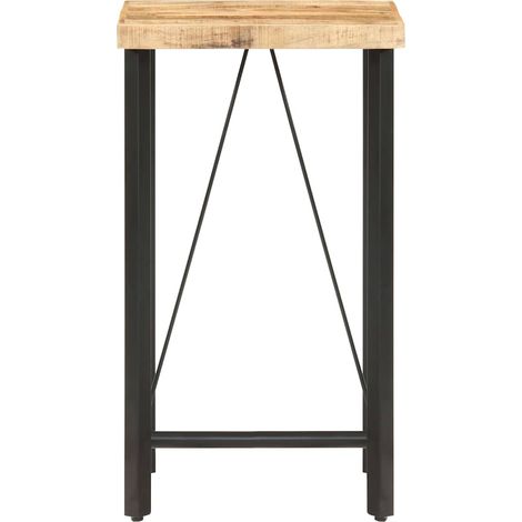 Maison Exclusive - Tavolo da Bar 60x60x107 cm in Legno Ruvido di Mango (1/5)