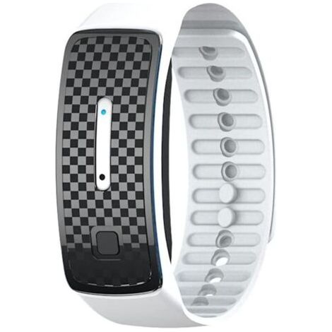 BUNTHAUS （Blanc）Bracelet Anti-moustiques Bandes Répulsif Ultrasons Bracelet Anti-Insectes Montre Electronique pour Enfants et Adultes (1/4)