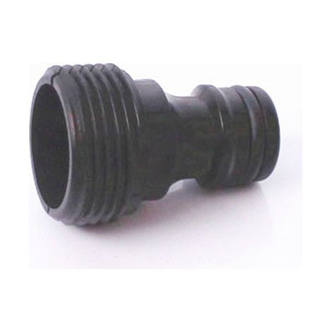 Adaptateur Robinet Tuyau d'Arrosage Connecteur Robinet Plastique 6-Points Adaptateur Robinet Cuisine 2-Pièces Quick Garden Hose Accessories Accessoires de Robinet Universel (Noir) (1/2)