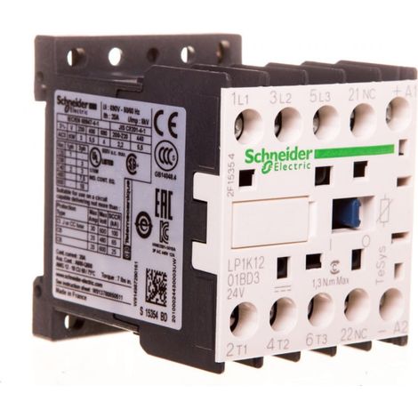 Contattore 12A 3P 24V DC 0Z 1R LP1K1201BD3
