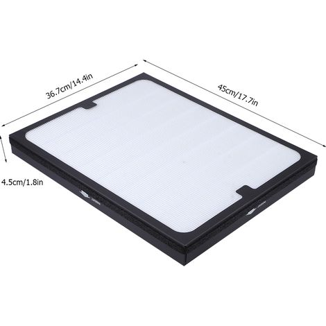 Filtro aria di ricambio in composito per purificatori d'aria Blueair serie AV201/203/270E/303/200 - 45x36,7x4,5 cm/ABS - 1 filtro lavabile (1/4)