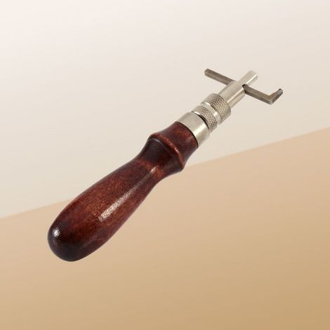 Outil De Bordure - Rainure Pour Cuir - Pour Artisanat Cuir - Réglable Hauteur Lame - Bois Et Acier - 1 Pièce (1/5)