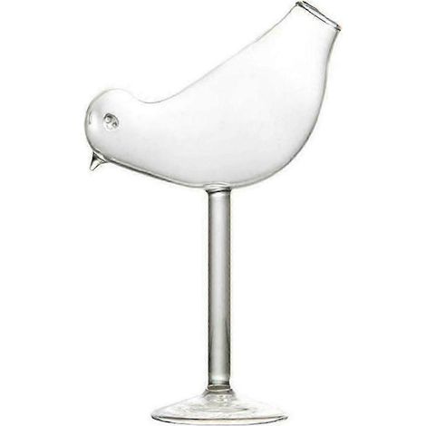 Vogelförmiges Glas, Weinglas, Whiskyglas, Trinkglas, klares Cocktailglas, 1/2 Stück-1PC (1/5)