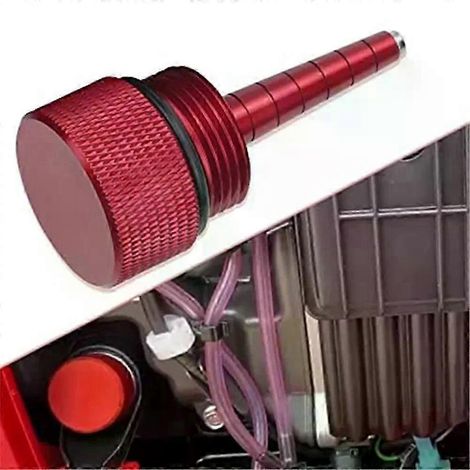 2 Stück roter Ölwechseltrichter und magnetischer Ölmessstab passend für Honda EU2200i Generator, sauberer Ölwechseltrichter, magnetischer Ölmessstab - JXLGV (1/5)