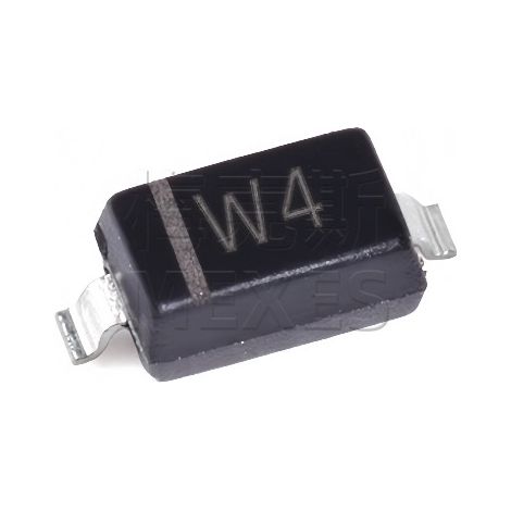 Changdian/Changjing BZT52C3V6 SOD-123, screen printed W4, 3.6V/0.5W, 1206 Zener diode chip, electronic component, 5 pieces, packaged and shipped.