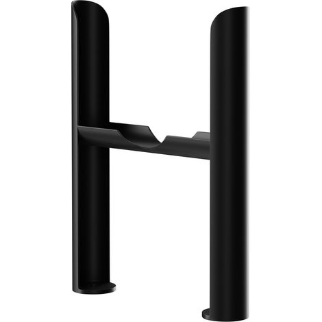 Colore Colosseum Matt Black Floor Mounting Feet for Quadruple Panel Radiators (1/5)