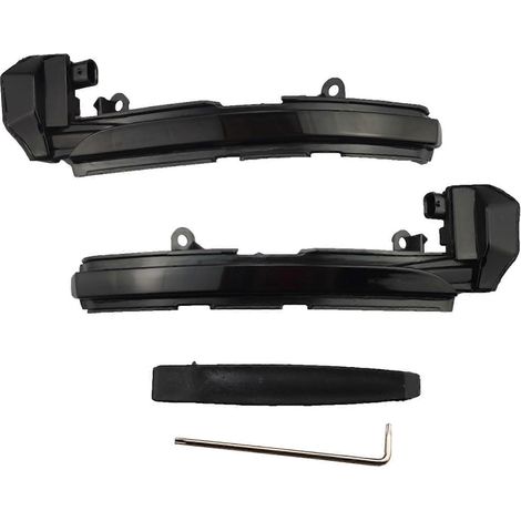 Links/Rechts LED-Spiegelblinker, Seitenmarkierungsleuchte, Blinker für Jaguar