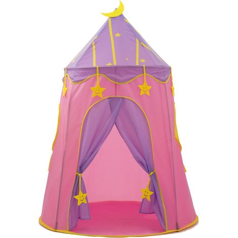 Tipi pour enfants, idéal pour la chambre des bébés et des jeunes enfants, utilisable à l'intérieur comme à l'extérieur, avec fanions - Hauteur : 150 cm (1/5)