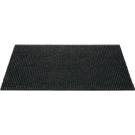 Paillasson noir, 100 % PE, L 400 x l 600 x P 12 mm
