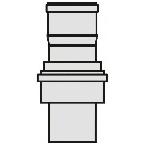 Vaillant Clapet d'échappement ecoTEC plus VC 806 1206/5-5, Ø 110mm, cascade, 0020207200