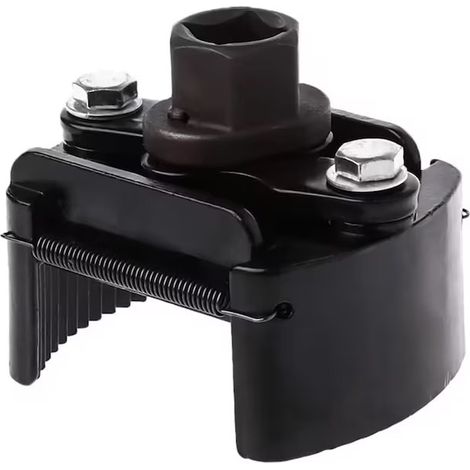 Cheie reglabila pentru filtru de ulei, 60-80mm, prindere 1/2, otel Cr-Mo, negru (1/5)