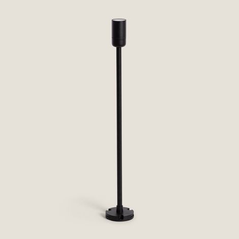 LED Wegeleuchte für außen 4W 60 cm mit Erdspieß Glimme Mattschwarz