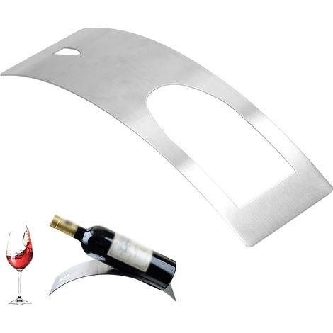 Casier à Vin,Porte-Bouteille de vin, Porte-Bouteilles de vins, Porte-Bouteille en Métal,Support de Bouteille de Vins Porte-Bouteille en Acier Inoxydable pour la Barre à la Maison (1/5)