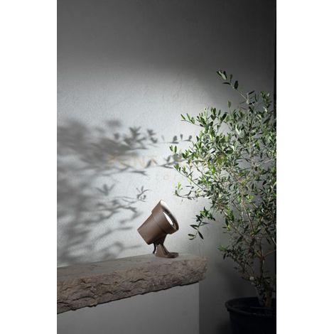 SPOT GURU GU10 MARRONE  H.20CM ORIENTABILE 1 LUCE ATTACCO GU10